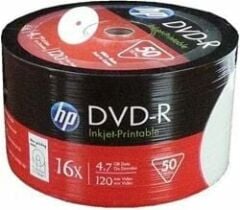 Hp 4.7 Gb 120 Mın 16X 50'Li Inkjet-Printable Dvd-R