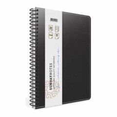 Gıpta Sunday Notes A4 140 Yaprak Kareli Spiralli Deri Kapak Defter