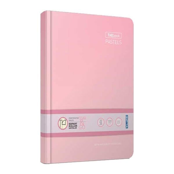 Gıpta Thebook Pastels 20x28 120 Yaprak Kareli İplik Dikişli Sert Kapaklı Defter