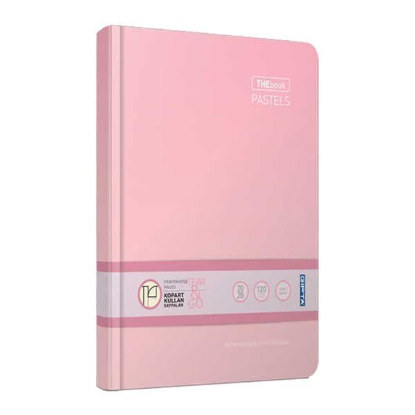 Gıpta Thebook Pastels 20x28 160 Yaprak Çizgili İplik Dikişli Sert Kapaklı Defter