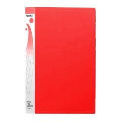 Fujika 10 Yaprak Kırmızı Üstten Cepli Dosya