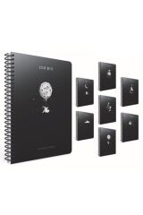 Gıpta Astro Notes A4 100 Yaprak Kareli Spiralli Karton Kapaklı Defter