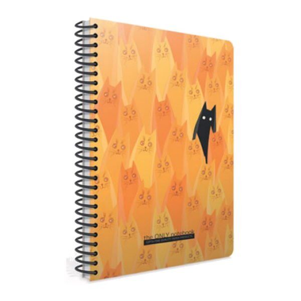 Gıpta Only Note A4 100 Yaprak Kareli Spiralli Plastik Kapaklı Defter