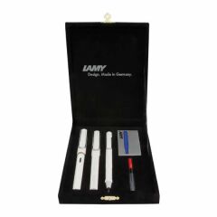 Lamy Sfr-3Pb Safari Kadife Beyaz Dolma&Versatil&Tükenmez Kalem Seti