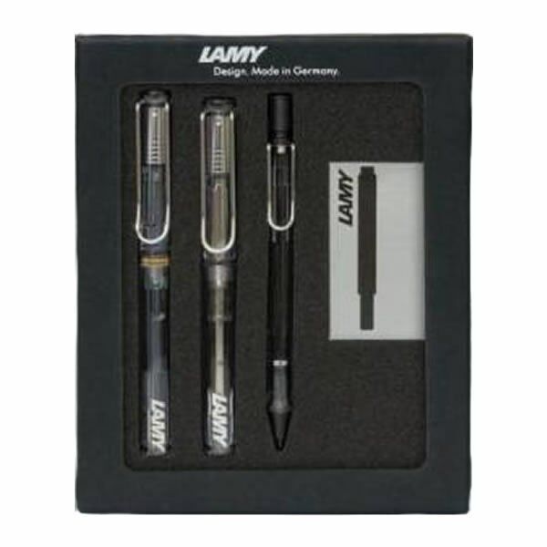 Lamy Sfr-3Dl Safari Kadife Siyah Lila Dolma&Tükenmez&Versatil Kalem Seti