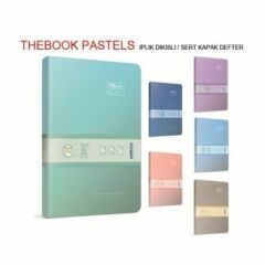 Gıpta Thebook Pastels 20x28 400 Yaprak Kareli İplik Dikişli Sert Kapak Defter