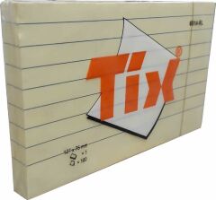 Tix 6514-Rl 75 x127 100 Yaprak Çizgili Yapışkanlı Not Kağıdı
