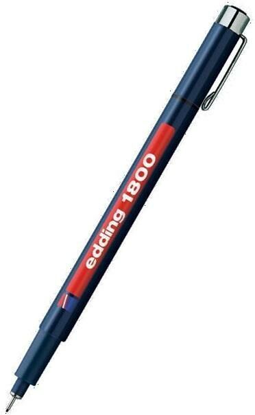 Edding E-1800 0,1 mm Siyah Teknik Çizim Kalemi