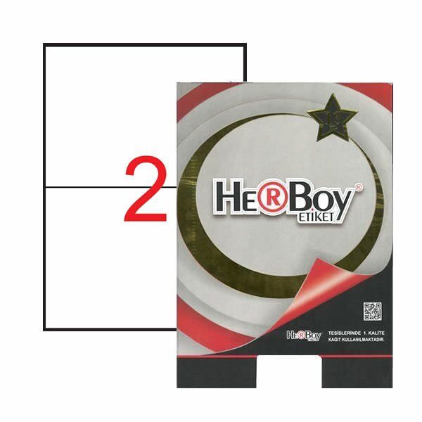 Herboy HB-1102 210mmX148,5mm Beyaz Lazer Etiket