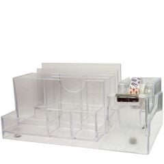 Mas 815 Bant Kesicili Şeffaf Masaüstü Organizer