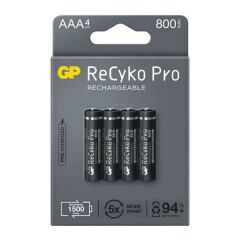Gp 4 lü 850 Mah AAA Şarjlı İnce Kalem Pil