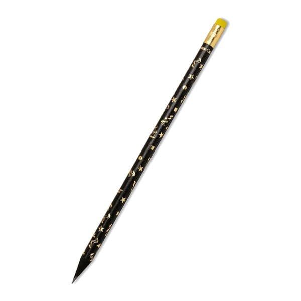 Faber-Castell Elite Siyah Lata Silgili Kurşun Kalem