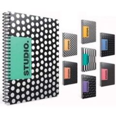 Gıpta Studio A4 100 Yaprak Çizgili Spiralli Karton Kapak Defter