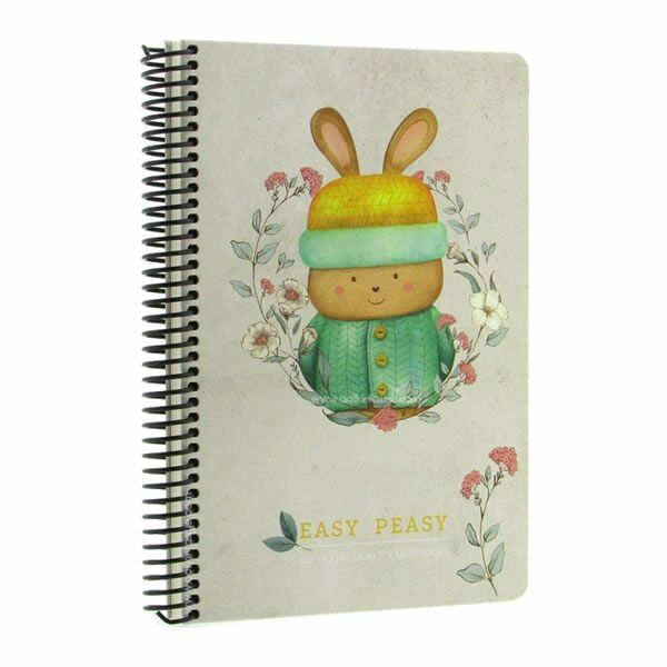 Gıpta Easy Notes 17x24 120 Yaprak Kareli Spiralli Sert Kapak Defter