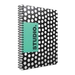 Gıpta Studio A4 100 Yaprak Kareli Spiralli Karton Kapaklı Defter