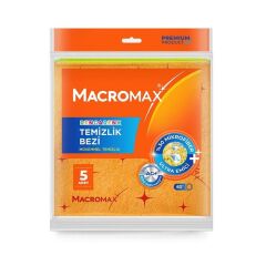 Macromax Rengarenk 5 li Temizlik Bezi