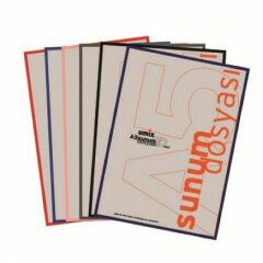 Umix U1106P Önden Cepli A4 80 Yaprak Siyah Sunum Dosyası