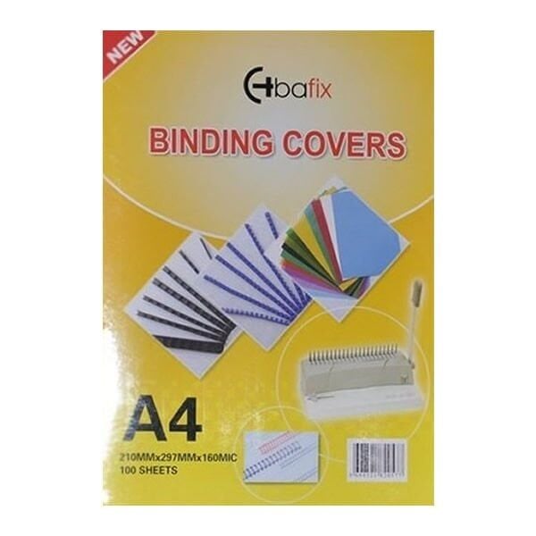 Bafix 66572 A4 160 mic 100 lü Şeffaf Cilt Kapağı