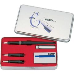 Lamy 11-S Joy 1 Kalem + 3 Uç Siyah Dolma Kalem Seti
