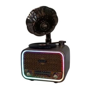 Everton Rt-709 Gramafonlu Bluetooth Fm/Usb/Tf/Aux Şarjlı Nostaljik Radyo