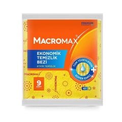 Macromax Ekonomik 9 lu Temizlik Bezi