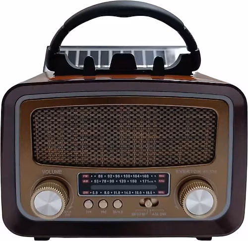 Everton RT-730 Bluetooth Usb/Micro Sd /Güneş Enerjili ve Fenerli Nostaljik Radyo