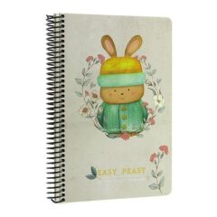 Gıpta Easy Notes A4 80 Yaprak Çizgili Tel Dikişli Karton Kapaklı Defter