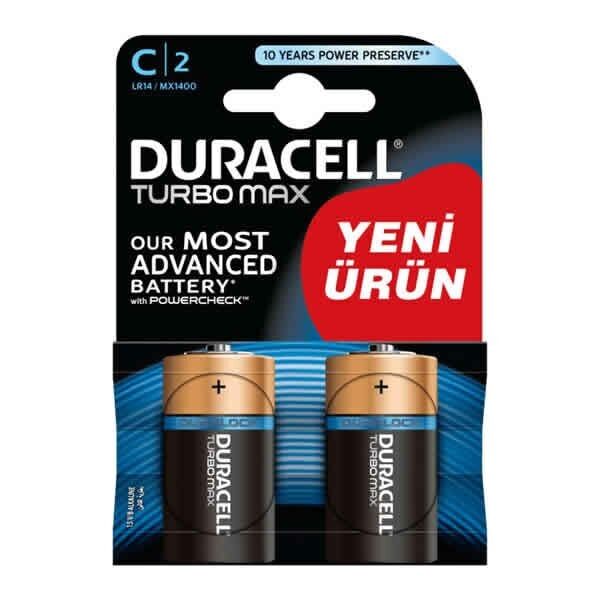 Duracell Turbo Max C Boy 2 li Pil