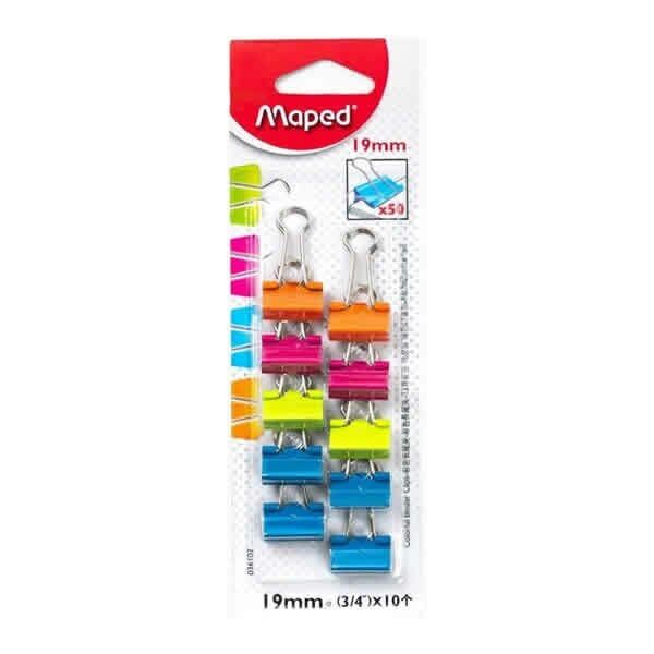Maped 19 mm 10 lu Renkli Kıskaç
