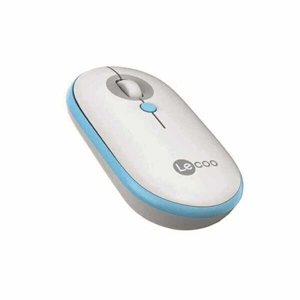 Lenovo Lecoo WS212 Beyaz-Mavi Kablosuz 1600DPI 4 Tuşlu Optik Mouse