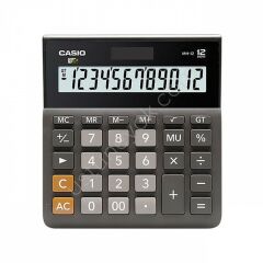 Casio MH-12-BK 12 Haneli Siyah Hesap Makinesi