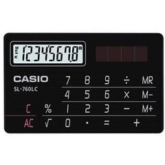 Casio SL-760LC-BK 8 Haneli Siyah Hesap Makinesi