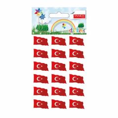 Tanex STC-159 2 li Dalgalı Bayrak Etiketi