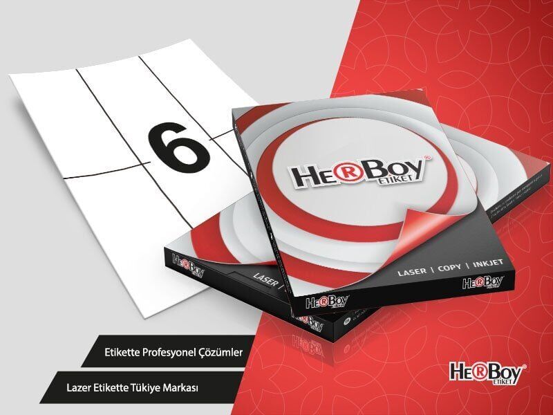 HERBOY HB-1106 70 X 148,5 Beyaz Lazer Etiket