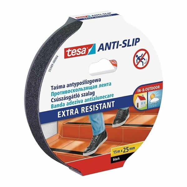 Tesa Bant 15X25 Merdiven Kaydırmaz Siyah
