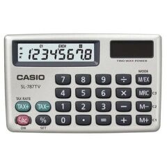 Casio SL-787TV-GD 8 Haneli Altın Renk Hesap Makinesi