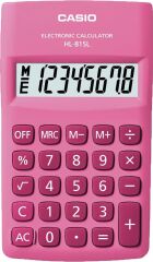 Casio HL-815L-PK 8 Haneli Pembe Hesap Makinesi