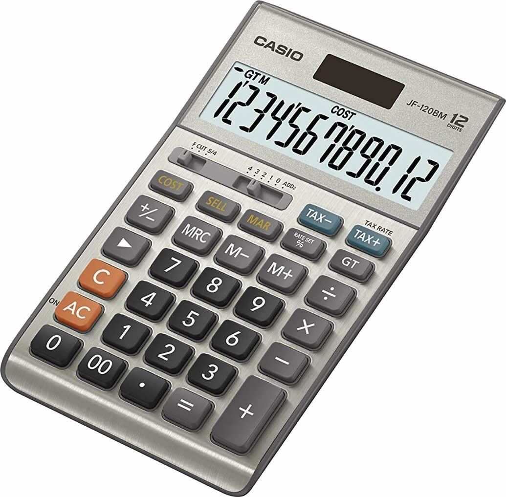 Casio JF-120BM 12 Haneli Hesap Makinesi
