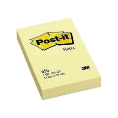 Post-It 656 51x76 100 Yaprak Sarı Not Kağıdı