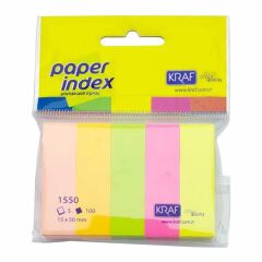 Kraf 1550 15x30 100 Sayfa 5 Renk Index Not Kağıdı