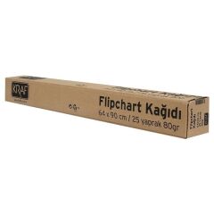 Kraf 703G 25 Yaprak Rulo Flipchart Kağıdı