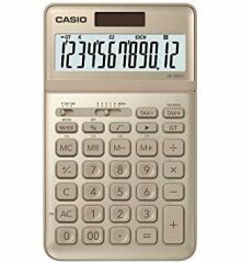 Casio JW-200SC-GD 12 Haneli Altın Renk Hesap Makinesi