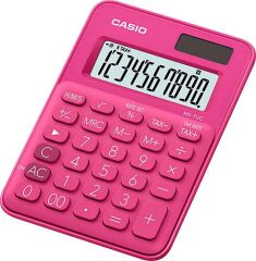 Casio MS-7UC-RD 10 Haneli Kırmızı Masüstü Hesap Makinesi
