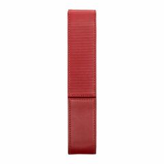 Lamy 315 Kırmızı 2 li Çizgili Deri Kılıf