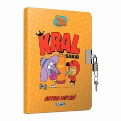Gıpta Kral Şakir 14x20 Kilitli İp Dikişli Sert Kapaklı Defter