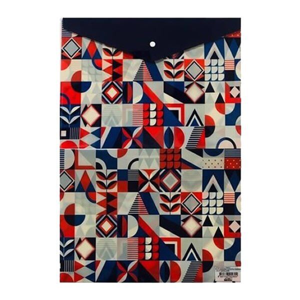 Puti 02804 Desenli Geometrik Çıtçıtlı Dosya