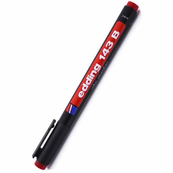Edding Ed-14302 Kırmızı Asetat Kalemi