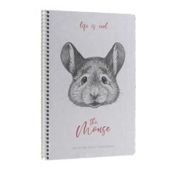 Gıpta Life Is Cool A4 80 Yaprak Çizgili Spiralli Plastik Kapaklı Defter