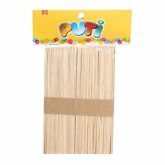 Puti 4612 50 li Natural Ahşap Büyük Çubuk