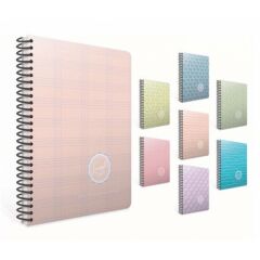Gıpta Smooth 19x26 80 Yaprak Çizgili Spiralli Karton Kapaklı Defter